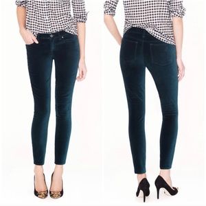 NWT J Crew Velvet Stretch Skinny sz 28
